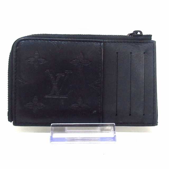 ルイヴィトン LOUIS VUITTON 2つ折り財布 モノグラム・シャドウ レディース ハイブリッドウォレット M81526  ノワール【中古】20231002