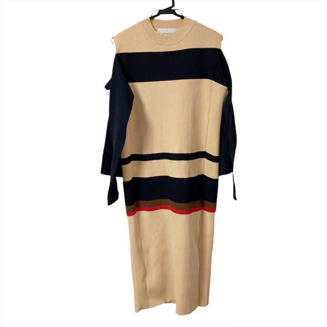 アキラナカ Akira Naka ワンピース サイズ2 M レディース 新品同様 イエロー ダークネイビー マルチ 中古 2512の通販はau Pay マーケット ブランディア Au Pay マーケット店