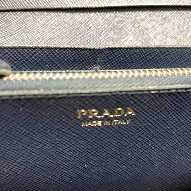 プラダ PRADA 長財布 レディース - 1MH132 ダークネイビー ...