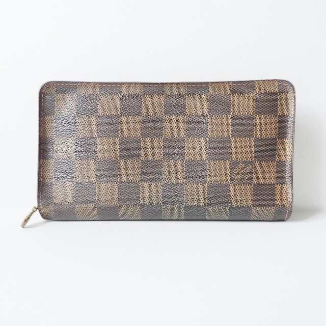 LOUIS VUITTON ルイヴィトン　
ポルトモネジップ　
N61728 エベヌ ダミエ 長財布 　
メンズ レディース 　
【正規品】【美品】 
【買蔵】