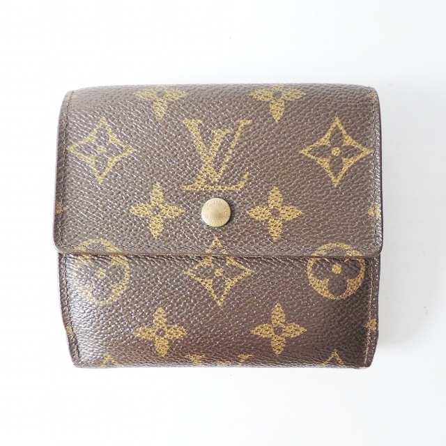 ルイヴィトン LOUIS VUITTON Wホック財布 モノグラム レディース