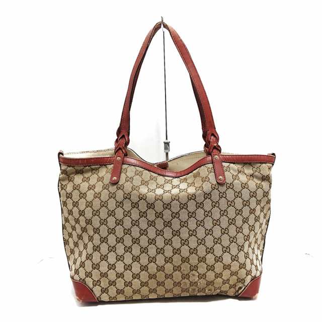 グッチ GUCCI トートバッグ レディース GG柄 247209 ベージュ×ブラウン