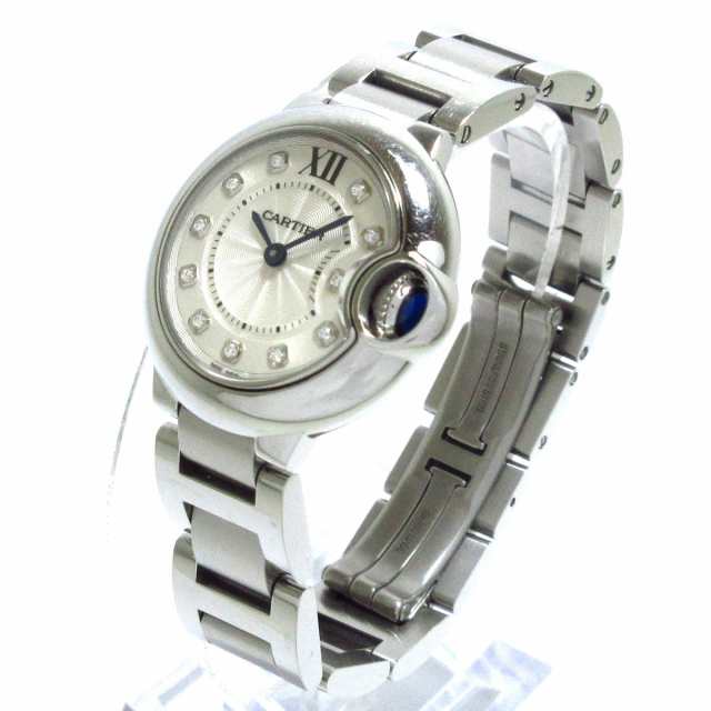 カルティエ Cartier 腕時計 バロンブルーSM WE902073 レディース SS 