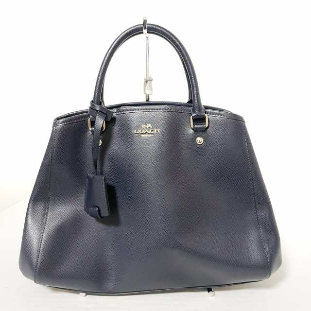 コーチ COACH ハンドバッグ レディース ラグジュアリークロスグレーンレザースモールマーゴットキャリーオール  F34607【中古】20230816｜au PAY マーケット