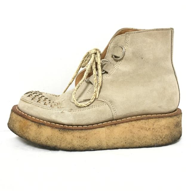 ジョージコックス George Cox ショートブーツ 5 レディース ベージュ スエード 中古 2915の通販はau Pay マーケット ブランディア Au Pay マーケット店