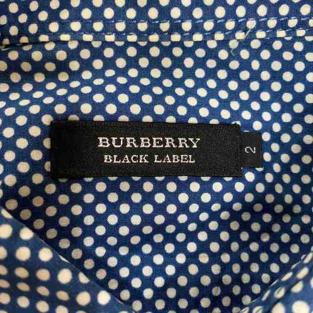 バーバリーブラックレーベル Burberry Black Label 長袖シャツ サイズ2