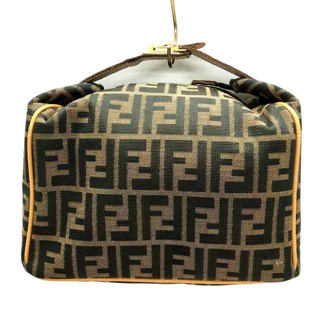 FENDI フェンディ ズッカ柄BOX型ハンドバッグ