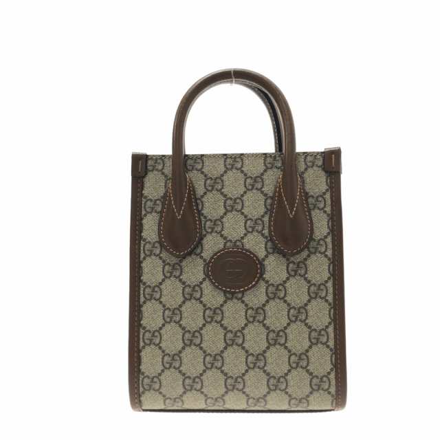 グッチ GUCCI トートバッグ レディース インターロッキングG付き