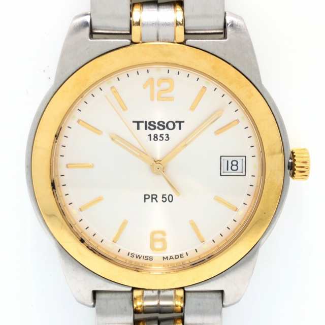 ティソ TISSOT 腕時計 - J376/476K メンズ 白【中古】20230905の通販は