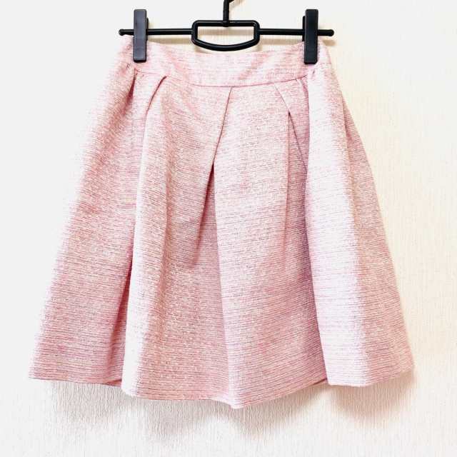 ルネ Rene スカート サイズ34 S レディース 美品 - ライトピンク ルネ Rene スカート サイズ34 S レディース 美品 - ライトピンク