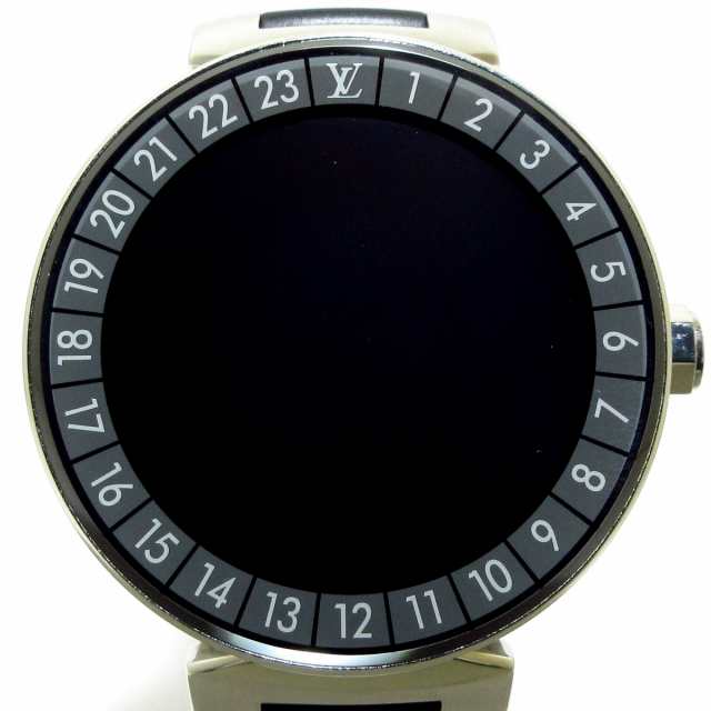 LOUIS VUITTON QA004Z タンブール ホライゾンV2  腕時計 SS ラバー メンズ