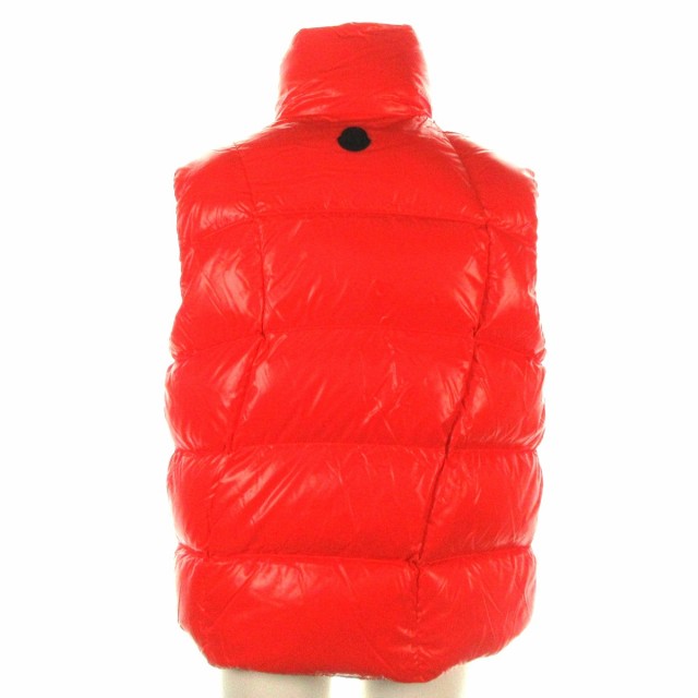 モンクレール MONCLER ダウンベスト サイズ1 S メンズ 新品同様 - オレンジ×黒（Arancione）【中古】20240117