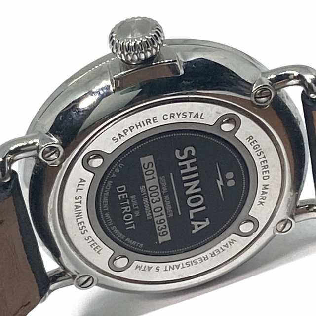 シャイノラ SHINOLA 腕時計 - ボーイズ スモールセコンド 白