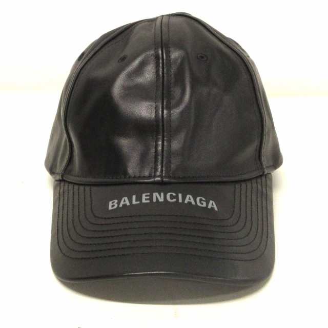 バレンシアガ BALENCIAGA キャップ L 58cm レディース 美品 - 黒