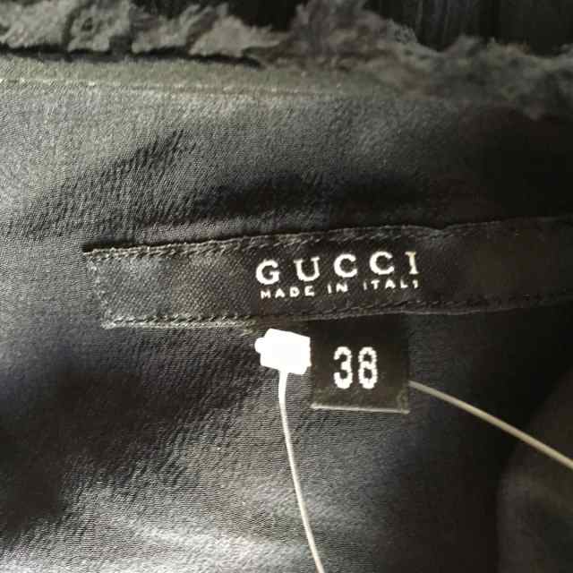 グッチ GUCCI ノースリーブカットソー サイズ38 レディース - 黒【中古