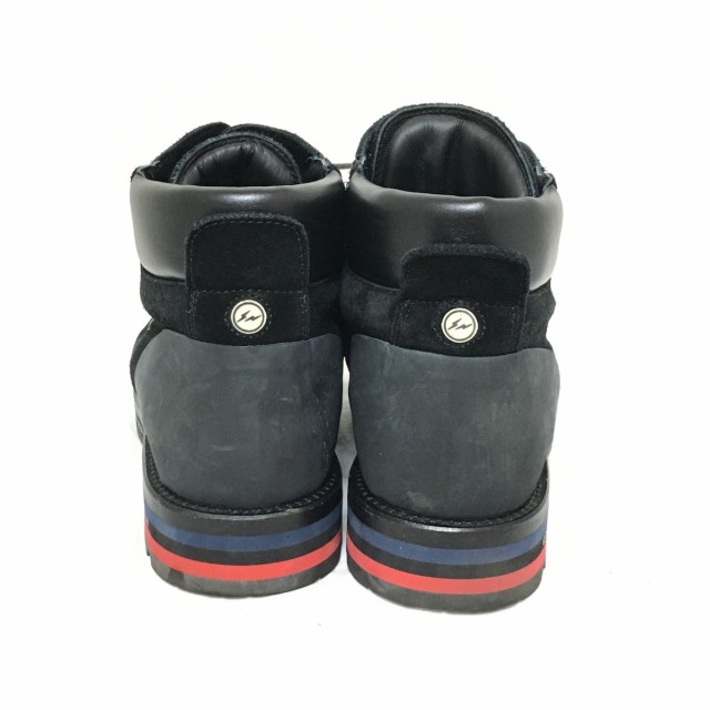 モンクレール MONCLER ブーツ 41 レディース - 黒 ×FRAGMENT ...