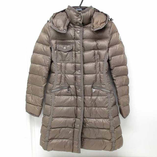 モンクレール MONCLER ダウンコート サイズ00 XS レディース HERMINE A20934933905 53048 グレージュ  冬物【中古】20240312｜au PAY マーケット