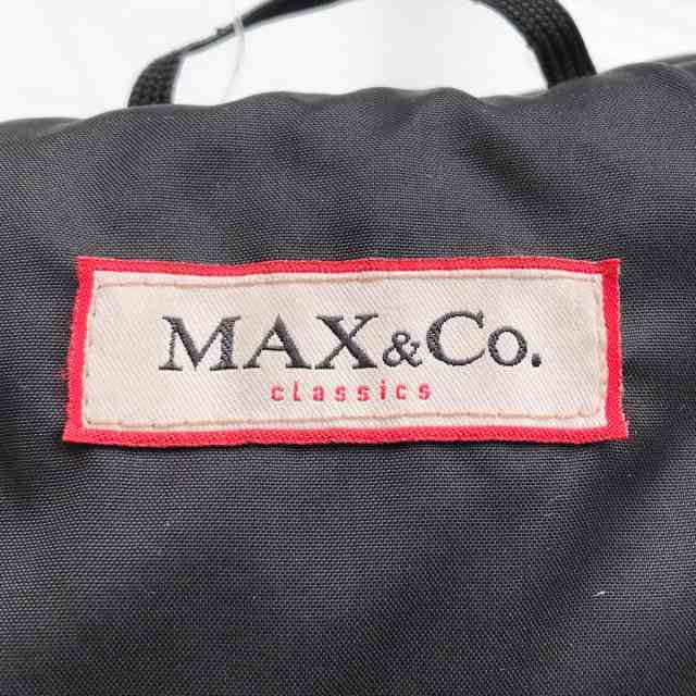 マックス&コー MAX&CO. ダウンコート レディース - 黒 冬物【中古