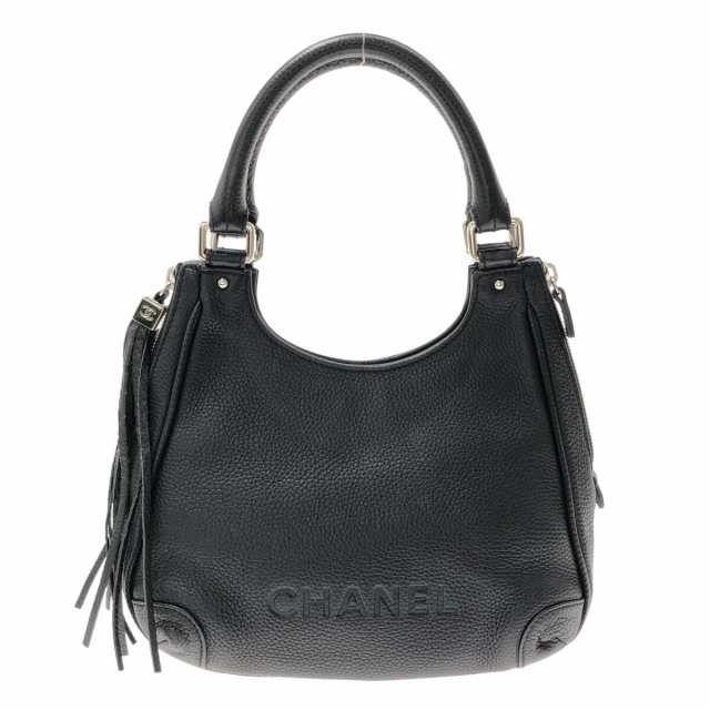 シャネル CHANEL ショルダーバッグ レディース 美品 - 黒 シルバー金具