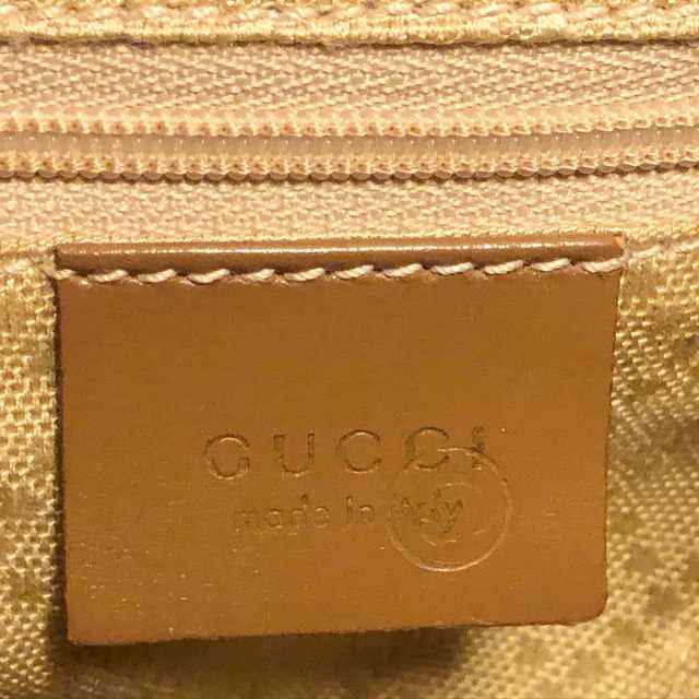 グッチ GUCCI リュックサック レディース バンブー 38030 ブロンズ