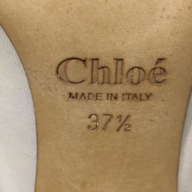 クロエ Chloe パンプス 37 1/2 レディース - ライトピンク リボン