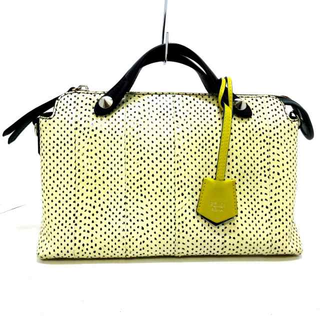 フェンディ FENDI ハンドバッグ レディース バイザウェイ 8BL124 アイボリー×黒×マルチ パイソン×レザー【中古】20221129｜au  PAY マーケット