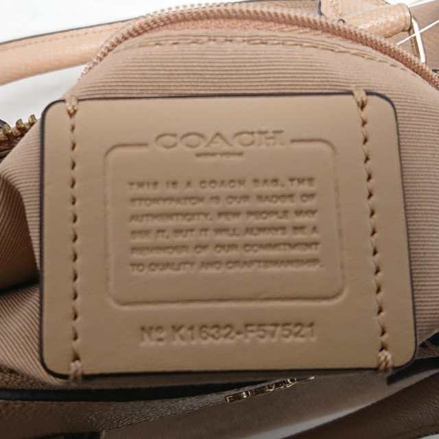 コーチ COACH ハンドバッグ レディース - F57521 ベージュ レザー