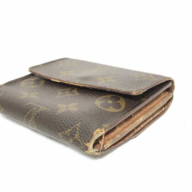 ルイヴィトン LOUIS VUITTON Wホック財布 モノグラム レディース