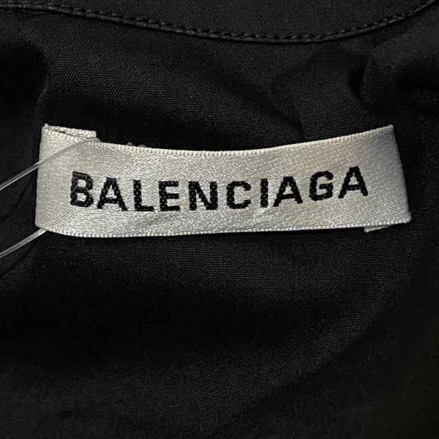 バレンシアガ BALENCIAGA 長袖シャツ サイズ34 S メンズ - 黒 長袖/春/秋【中古】20230914