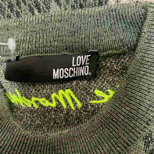 ラブモスキーノ LOVE MOSCHINO 長袖セーター サイズ40 M レディース 美