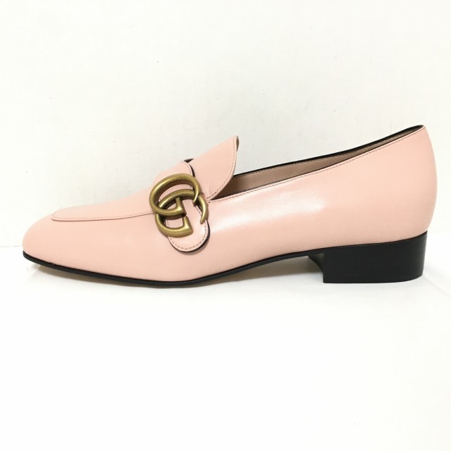 グッチ GUCCI パンプス 37 1/2 レディース 美品 GGマーモント 602496 ピンク レザー【中古】20230828｜au PAY  マーケット