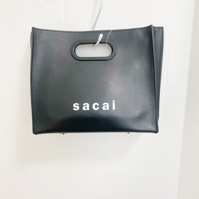 サカイ Sacai ハンドバッグ レディース 美品 - 黒 レザー【中古 ...