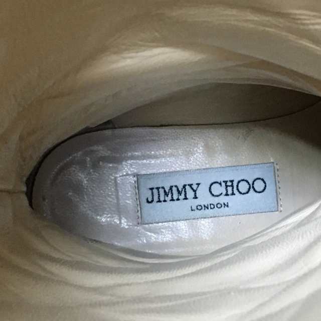 ジミーチュウ JIMMY CHOO ロングブーツ 35 1/2 レディース - ダークブラウン エナメル（レザー）【中古】20230329