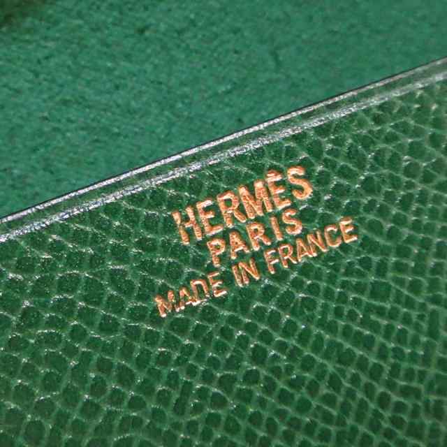 エルメス HERMES ウエストポーチ レディース 美品 ポシェットグリーン