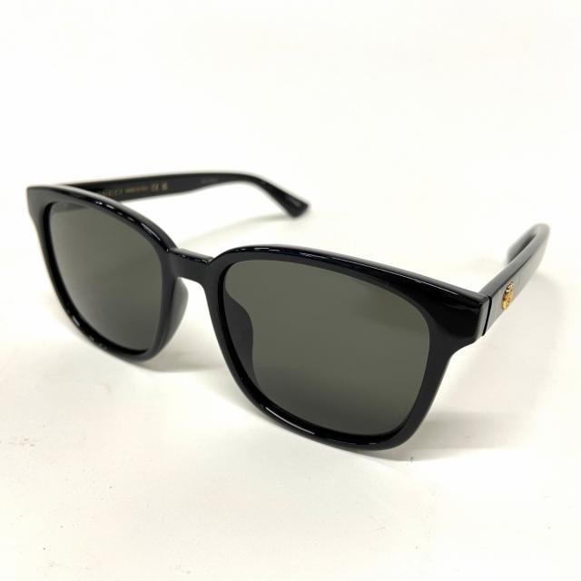 グッチ GUCCI サングラス レディース 美品 - GG0637SK 黒×ゴールド GG 