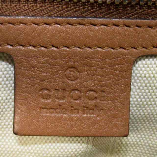 グッチ GUCCI トートバッグ レディース - 338970 ブラウン レザー