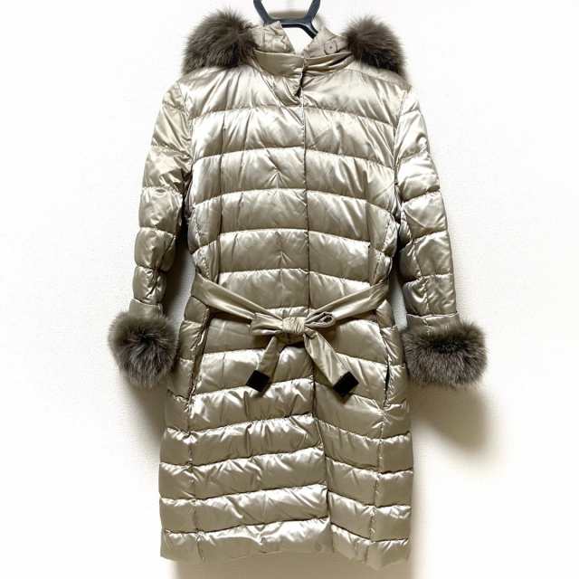 耐熱 二層 足あとぐらす (M) マックスマーラ S Max Mara ダウンコート