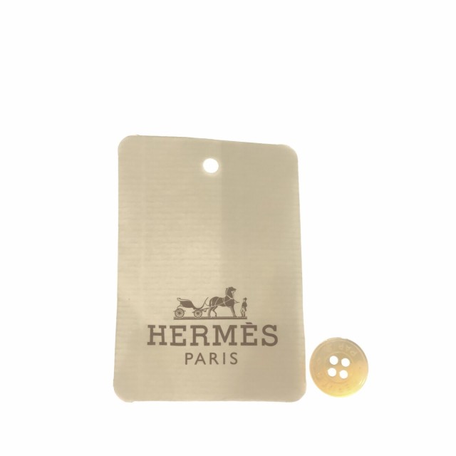 エルメス HERMES ジャケット サイズ34 S レディース - 黒×アイボリー