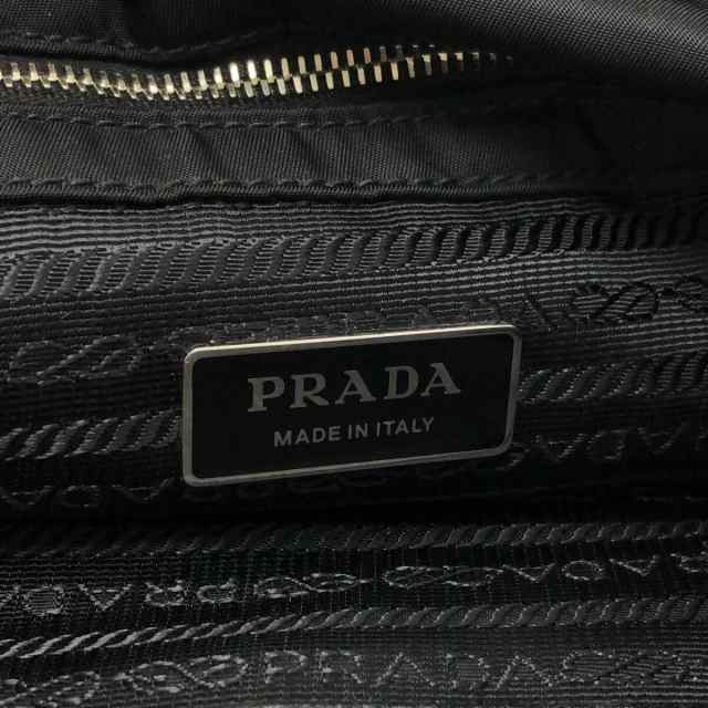 プラダ PRADA ハンドバッグ レディース - 1BG320 黒 リボン ナイロン