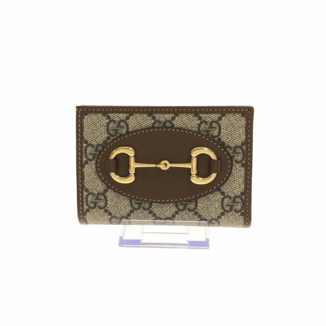 グッチ GUCCI 2つ折り財布 レディース 美品 ホースビット1955 726846