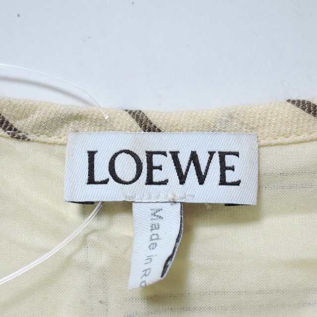 ロエベ LOEWE ワンピース サイズ34 S レディース 美品 - アイボリー×白