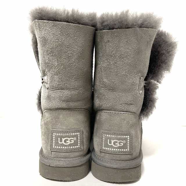 アグ UGG ショートブーツ 23 レディース ベイリーボタンブリング 3349