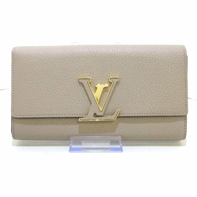 ルイヴィトン LOUIS VUITTON 長財布 カプシーヌ レディース 美品