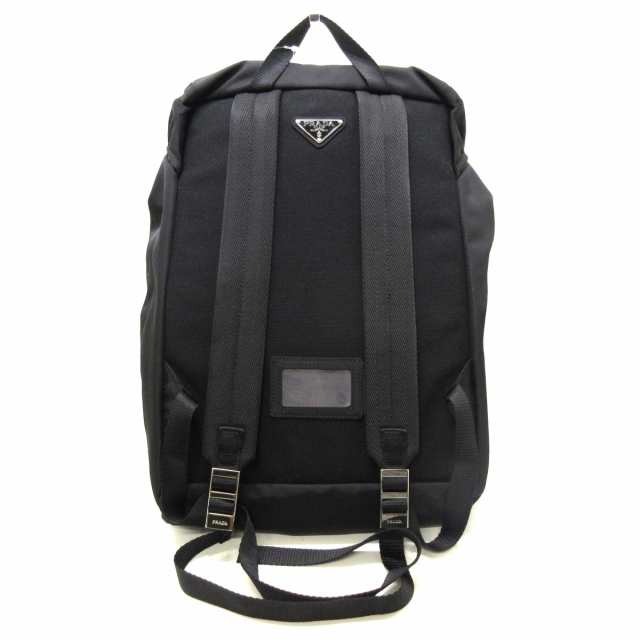 プラダ PRADA リュックサック レディース - V135 黒 ナイロン【中古