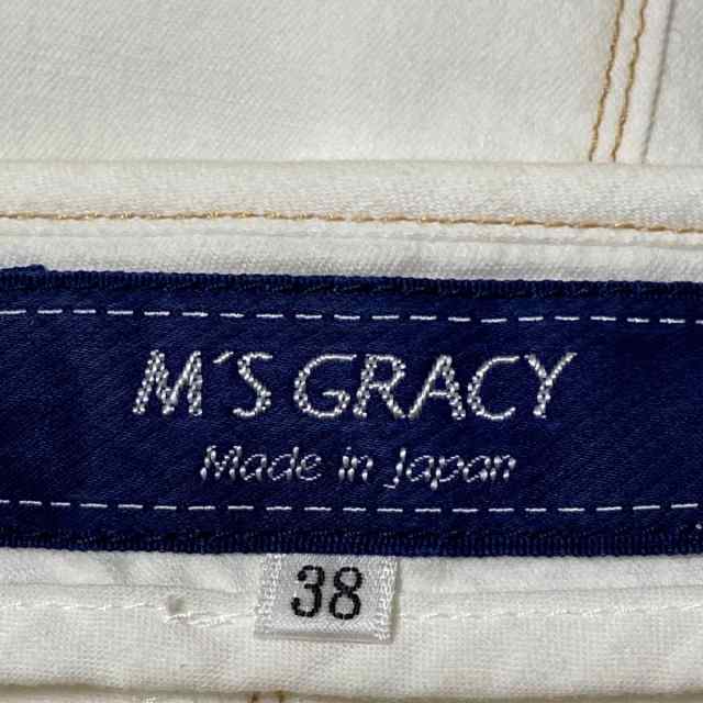 エムズグレイシー M'S GRACY ジャケット サイズ38 M レディース - 白