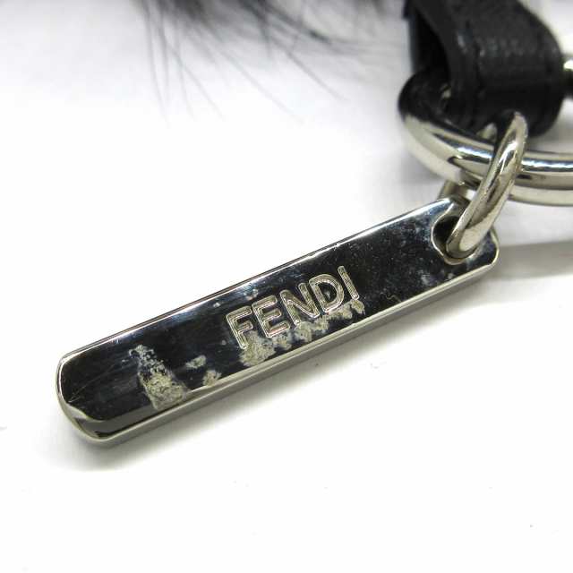 フェンディ FENDI キーホルダー(チャーム) バッグバグズ ファー×レザー