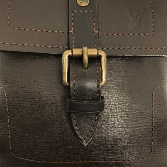 ルイヴィトン LOUIS VUITTON ショルダーバッグ ユタ レディース ユマ M92995 カフェ  ユタ・レザー（LVロゴの刻印入り）【中古】20230525