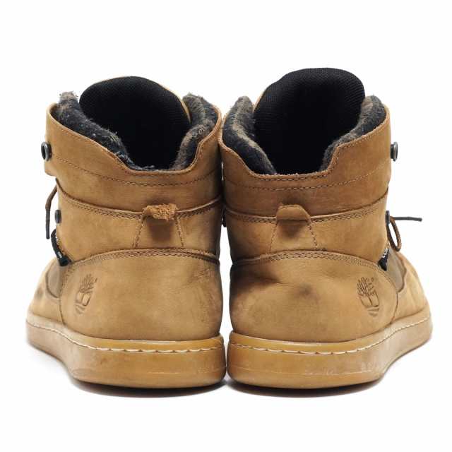 ティンバーランド Timberland ショートブーツ JP 27 メンズ - ブラウン×黒×マルチ スエード【中古】20230404