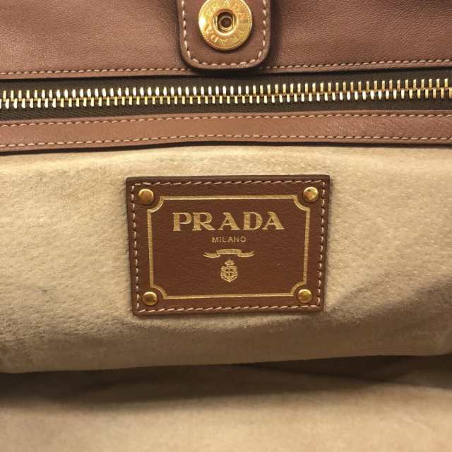 プラダ PRADA トートバッグ レディース - BN2103 ブラウン 革タグ
