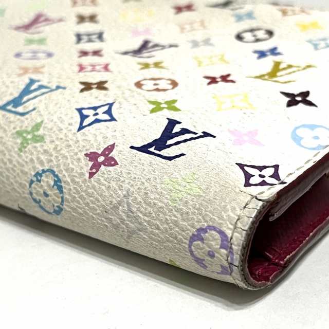 ルイヴィトン LOUIS VUITTON 長財布 モノグラムマルチカラー レディース ポルトフォイユアンソリット M93752  フィグ【中古】20230524